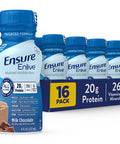 Ensure Enlive Meal Replacement Shake 20G Protein 350 Calories Advanced Nutrition Protein Shake Milk Chocolate 8 Fl Oz (Pack Of 16)