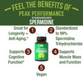 Spermidine Supplement Ultra High Strength Standardized To 99% Spermidine Trihydrochloride. More Potent Than Wheat Germ Extract