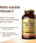 Solgar Vitamin C 1000 Mg 250 Vegetable Capsules - Antioxidant & Immune Support & Omega-3 Fish Oil Concentrate 240 Softgels - Support For Cardiovascular