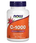 Now Foods Vitamin C-1000 Sustained Release 100 Tablets