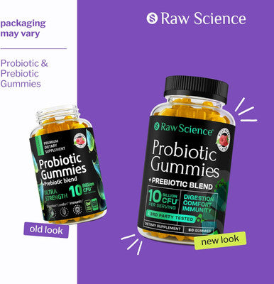 Probiotic Prebiotics Fiber Gummies Supplement - Digestive & Immune Support, Bacillus Subtilis, Coagulans, Probiotics For Women & Men Digestive Health - Fiber Gummies For Adults, Gut Health, 60 Gummies