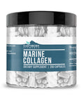 Earthborn Elements Collagen Peptides (200 Capsules) Hydrolyzed Fish Collagen Non-Gmo Scent-Free Bioavailable (960 Mg Serving)