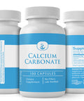 PURE ORIGINAL INGREDIENTS Calcium Carbonate, (100 Capsules) Always Pure, No Additives Or Fillers, Lab Verified