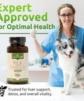 Lignans For Life Milk Thistle Seed Extract Herbal Supplement For Dogs, 100Mg - 60 Vegetarian Capsules, Canine Liver Health, Natural Milk Thistle Supplement, Liver Supplement, Liver Support Supplement