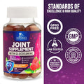 Nature'S Nutrition Nature's Joint Support Glucosamine Gummies Plus Vitamin E - Joint Support Supplement for Occasional Discomfort for Back Knees & Hands - Joint Health & Flexibility Supplement - 60 Gummies