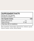 Thorne - Betaine Hcl & Pepsin - Digestive Enzyme & Hydrochloric Acid Supplement For Protein Digestion & Occasional Gas Or Bloating Relief - Third-Party Certified - Gluten & Dairy-Free 225 Capsules
