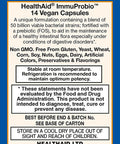 Immuprobio, 50 Billion With Probiotic, Once Daily, 14Ct, Acid & Bile Resistant, Dairy & Gluten Free, Vegan