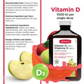 Wampole Liquid Vitamin D 1000 UI Fast Liquid Absortion Helps Develop & Maintain Strong Bones 350 ml