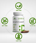 Deal Supplement St. John's Wort Extract 1000mg - 240 Capsules Retains 3000mcg Active Hypericins | Premium North American Source