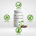 Deal Supplement St. John's Wort Extract 1000mg - 240 Capsules Retains 3000mcg Active Hypericins | Premium North American Source