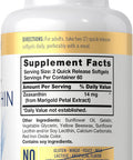 Carlyle Zeaxanthin 14 Mg | 120 Softgels | Supports Eye Health | Non-Gmo, Gluten Free Supplement