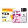 Teazen Kombucha Mulled Wine Lemon Ginger Flavor 2 Pack with Classic Eco Bottle (Kombucha Powder 40 Sticks Eco Bottle 1EA x 11.8oz)