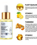 Anai Rui Squalane Oil Set-Vitamin E Rosehip Oil +Vitamin C Turmeric Oil +Retinol Jojoba Oil For Face,Moisturize Fine Lines &Wrinkle,Softer Skin