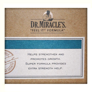 Dr. Miracle's Temple and Nape Gro Balm - For Healthy Hair Growth, Contains Wheat Protein, Aloe, Vitamin A, Vitamin D, Strengthens, Promotes Growth, 4 oz