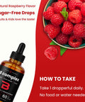 NutraChamps USDA Organic Vitamin B Complex Liquid Drops Sublingual B12 Methycobalamin | B1, B2, B3, B5, B6, B7, B9 | Methylated B Vitamins Complex for Women & Men | Biotin Niacinamide Folate & Folic Acid 2oz