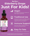 Maryruth Organics Cocomelon Kids Elderberry Syrup USDA Organic Elderberry Sugar Kids Immune Support Supplement for Ages 4-13 Years Clean Label Project Verified Vegan Gluten 1 Fl Oz
