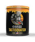 Black Rifle Coffee Company Tactisquatch Bundle Dark Roast 12 Oz Bag Ground Coffee Collectible Tin And Pvc Patch