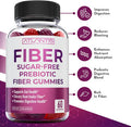 Atlantis Nutrition Sugar Fiber Gummies For Adults - 5G Fiber Supplement Formulated With 5.4G Prebiotic Digestive Blend - Supports Gut Health & Promotes Healthy Digestion - 2-Pack 120 Gummies