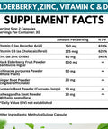 Elderberry Immune Support Supplement 8-In-1 Formula With Echinacea, Vitamin C & Zinc, Vitamin D 5000 Iu, Turmeric, Ginger, Ashwagandha ÃƒÂ¢Ã¢â€šÂ¬Ã¢â‚¬Å“ 60 Capsules