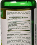 Nature's Bounty Ginkgo Biloba 120 Mg 100 Ea (Pack Of 3)