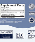 Vitex Supplement for Women 600mg 90 Capsules 3Month Supply Chasteberry Supplement for Women Supports Hormone Balance Menopause PMS Formulated GlutenFree Vegetarian