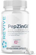 Revive MD Zinc Carnosine Supplement for Men and Women Zinc and LCarnosine to Support GI Stomach Lining and Immune Health Digestive Health Supplements Supports a Healthy Gut 120 Vegetarian Capsules