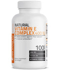 Bronson Natural Vitamin E Complex - 400 IU 100 Count