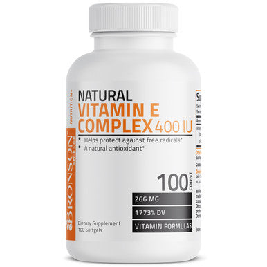 Bronson Natural Vitamin E Complex - 400 IU 100 Count