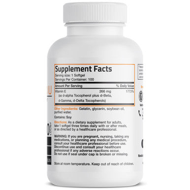 Bronson Natural Vitamin E Complex - 400 IU 100 Count