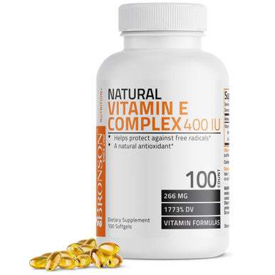 Bronson Natural Vitamin E Complex - 400 IU 100 Count