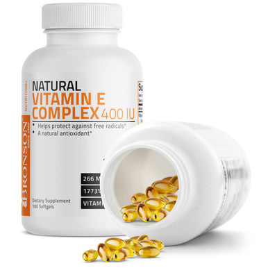 Bronson Natural Vitamin E Complex - 400 IU 100 Count