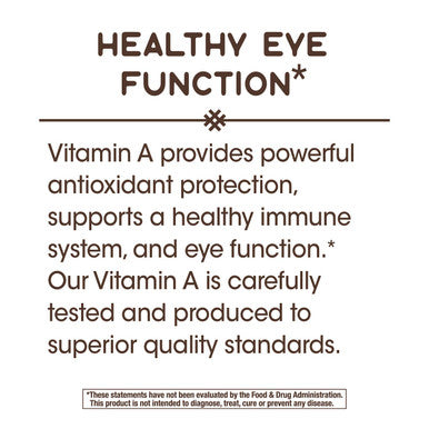 Nature'S Way Vitamin A, 3,000 Mcg Per Serving, 100 Softgels