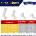 Physician'S Choice Physicians' Choice Diabetic Socks Unisex Diabetic - Over the Calf Socks for Men & Women 12 Pack - Navy - Size 13-15 (M) / 15-17 (W)
