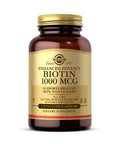 Solgar Biotin 1000 Mcg 250 Vegetable Capsules - Supports Healthy Skin Nails & Hair - Energy Metabolism - Enhanced Potency - Non-Gmo Vegan Gluten Free Dairy Free Kosher Halal - 250 Servings
