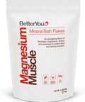BetterYou Pure and Clean Bath Magnesium Flakes Bath Salts for Muscles, 47% Concentration, 35 Ounce
