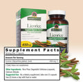 Nature'S Answer Licorice Root 90 Capsules - Licorice Root Extract for Digestive Immune and Respiratory Support - Vegetarian Vegan Gluten Kosher Licorice Root Capsules - Supports Skin