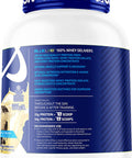 USN Supplements BlueLab 100% Whey Protein Powder, Keto Friendly, Low Carb and Low Calorie, Cookies & Cream, 4.5 Pound