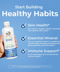 Maryruth Organics Nutritional Supplement Liposomal Liquid Zinc Supplement With Vitamin E Overall Health And Skin Care Blueberry Vegan, Non-Gmo, Gluten Free, No Sugar Added 15.22 Fl Oz