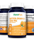 NusaPure Bitter Orange 500mg 180 Veggie Caps (Vegetarian, Non-GMO & )
