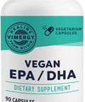 Vimergy Vegan EPA/DHA, 30 Servings Algal Omega 3 Fatty Acids Plant Based Fish Oil Alternative with Vitamin E Supports Heart, Brain & Eye Health - Non-GMO, Gluten-Free, Soy-Free, Paleo (90 Count)