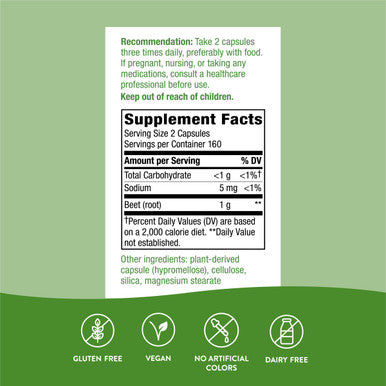 Nature'S Way Beet Root, Supports Antioxidant Pathways*, 320 Capsules