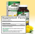 Nature'S Answer Dandelion Root 1260mg 90-Capsules | Digestion Liver and Gallbladder Function Support | Gluten- Non-GMO Vegan No Artificial Flavors or Preservatives | Single Count