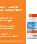 Doctors Best Multi-Vitamin Mineral Complex Comprehensive Health Support Non-GMO Gluten Free Vegan 90 Veggie Capsules