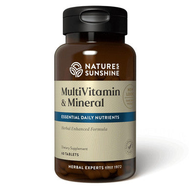 Nature'S Sunshine Multiple Vitamins And Minerals, 60 Tablets Powerful Multivitamin Supplies The Body With 100 Percent Of The Daily Value For 17 Essential Vitamins And Minerals