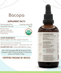Bacopa A120 Usda Organic Tincture | Alcohol Extract, High-Potency Herbal Drops, Relaxation, Positive Cognitive Effect | Certified