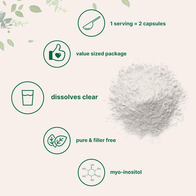 Micro Ingredients Pure Inositol Powder Myo-Inositol B8 Powder 1KG (2.2 Pounds) Strongly Supports Liver Health & Antioxidant Super Inositol for Hair and Inositol for Sleep Non GMO and Vegan Friendly