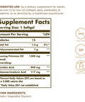 Solgar Evening Primrose Oil 1300 Mg - 60 Softgels Pack Of 3 - Cold-Pressed Source Of Gla - Non-Gmo Gluten Free - 180 Total Servings