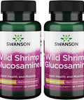 Swanson Wild Shrimp Glucosamine 500 Milligrams 90 Capsules (2 Pack)