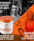 Genius Estrogen Balance, DIM Supplement - Estrogen Blocker for Men & Women - Hormones, Hormonal Acne & Menopause - Anti-Estrogen Aromatase Inhibitor with Grape Seed Extract & BioPerine - 30 Capsules