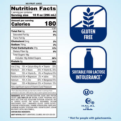 Ensure Clear Blueberry Pomegranate Nutrition Drink Fat Free 12 Pack